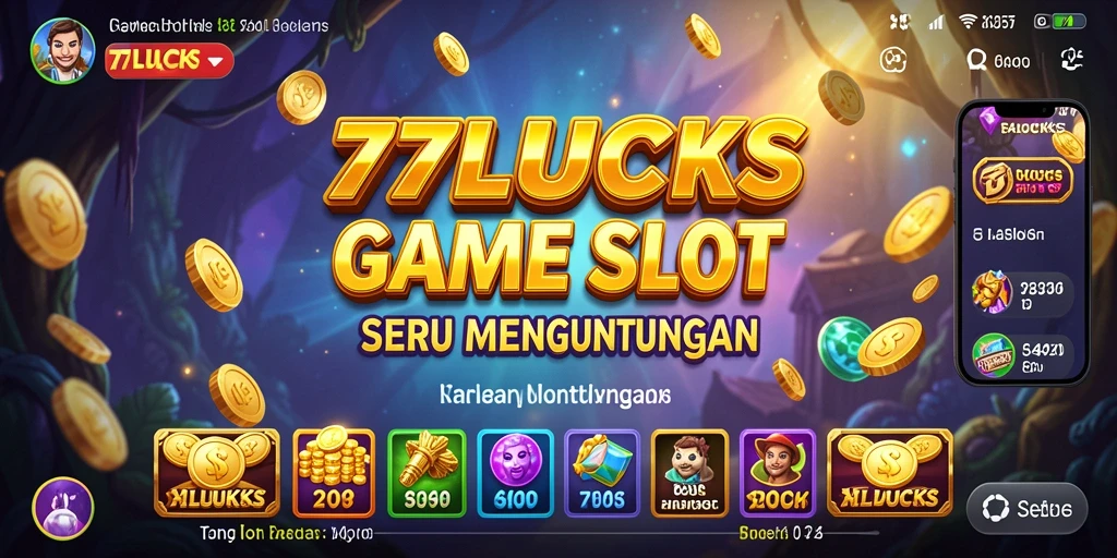 Gameplay seru slot 77LUCKS dengan grafis menarik.