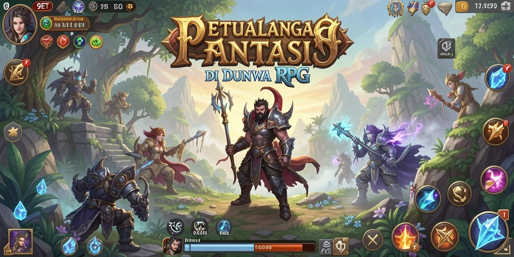 Gameplay mendebarkan di dunia RPG 9ET dengan petualangan seru.
