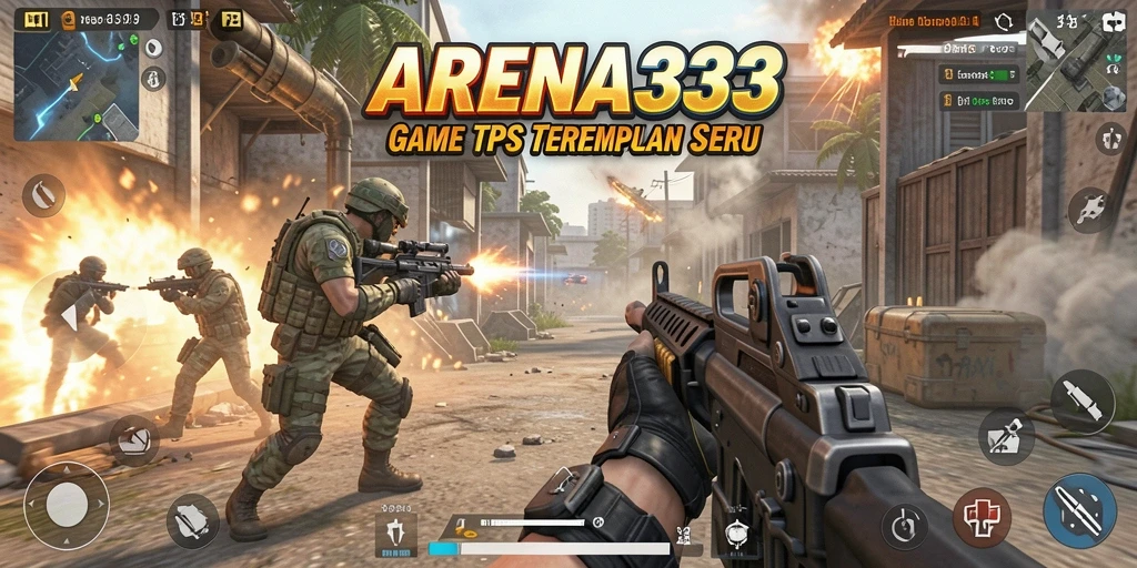 Tampilan seru pertempuran di ARENA333 dengan karakter yang beragam.