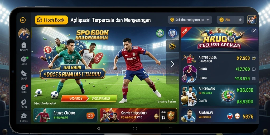 Tampilan menarik dari gameplay Sportsbook H03 yang interaktif.