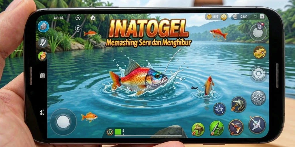 Tangkapan ikan yang spektakuler dalam gameplay INATOGEL.