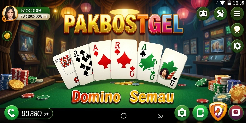 Tampilan screenshot yang menarik dari gameplay PAKBOSTOGEL di Domino.