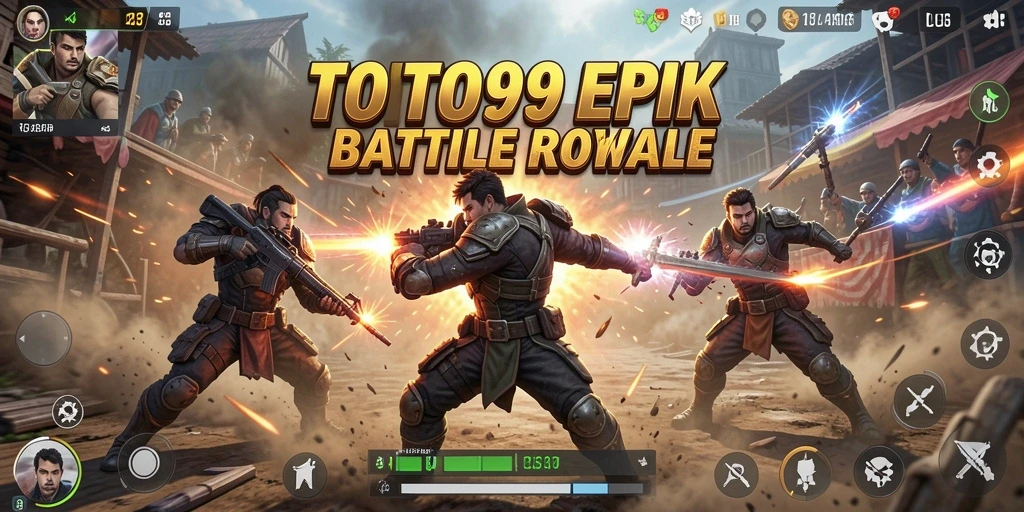 Gameplay seru dan kompetitif di TOTO99 Battle Royale.